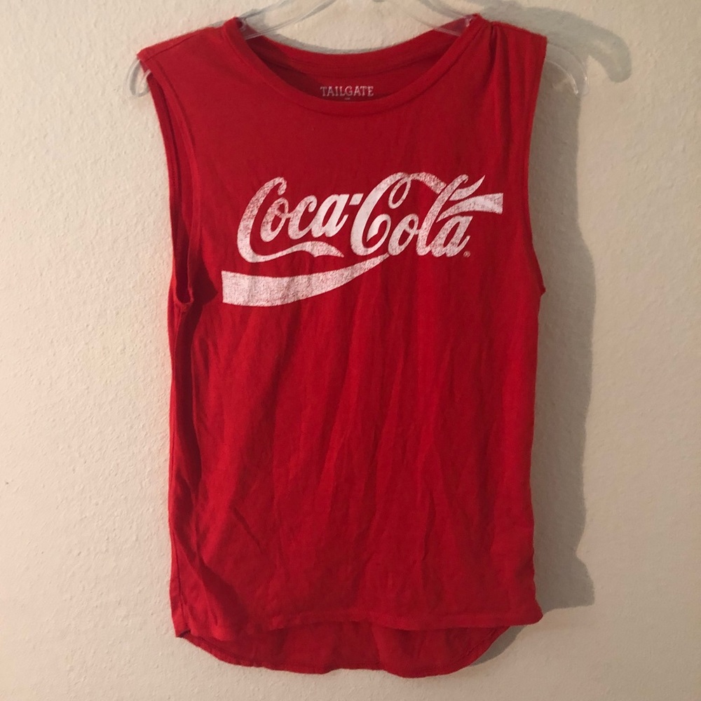 Coca-Cola red tank top, American eagle, xs